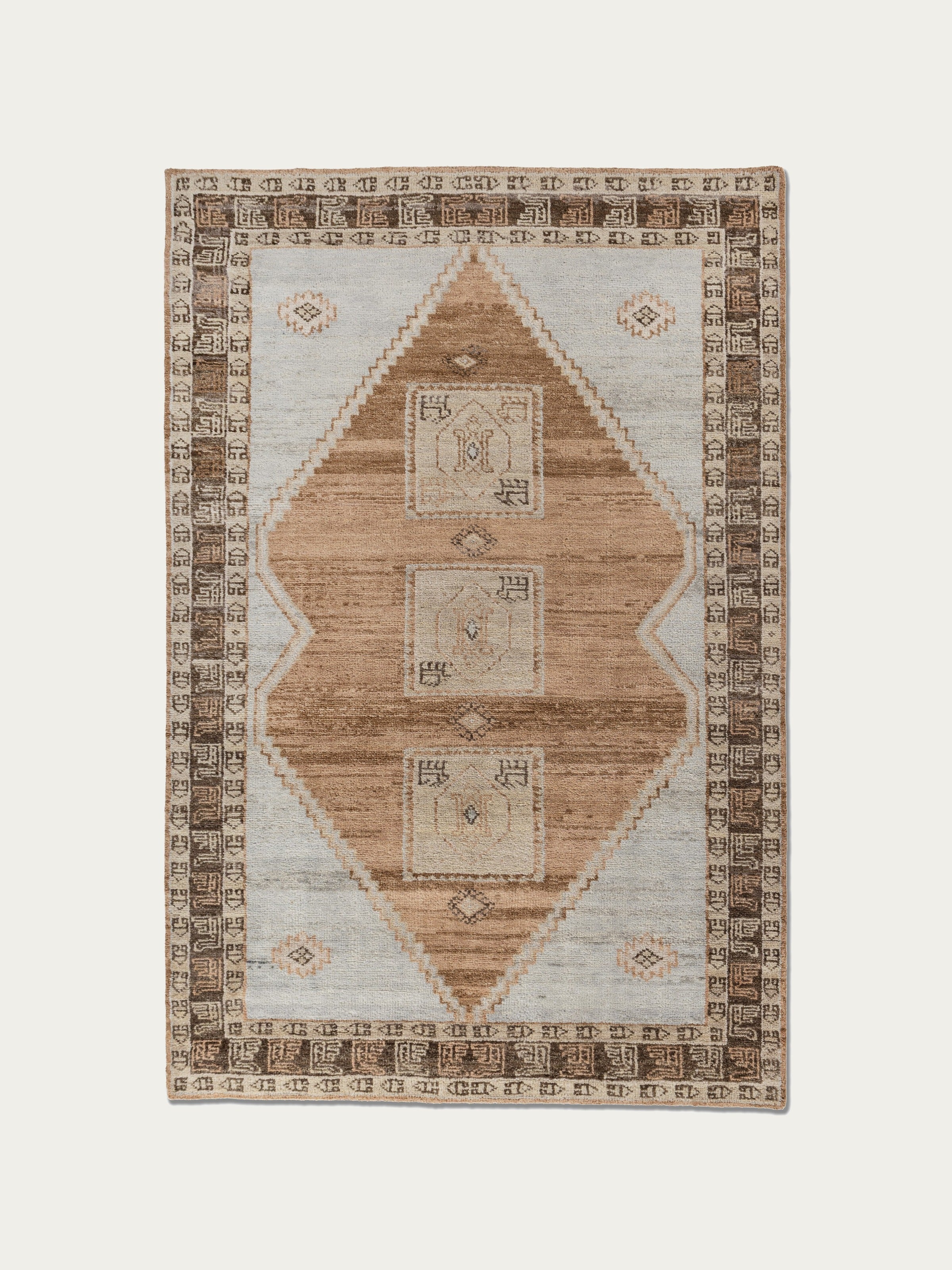 Fenn Wool Hand-Knotted Rug — Tobacco