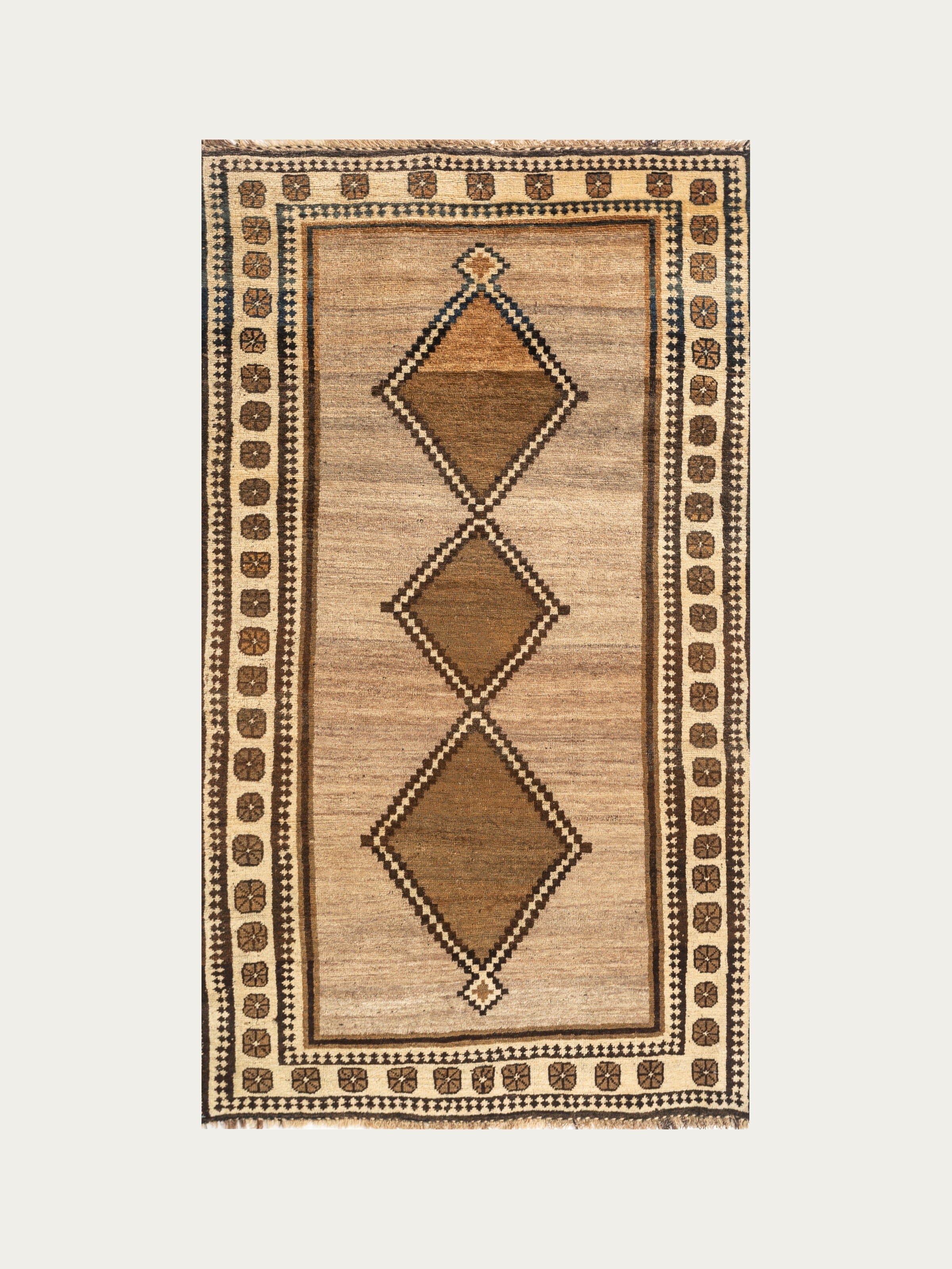 Folio Wool Hand-Knotted Rug — Tan