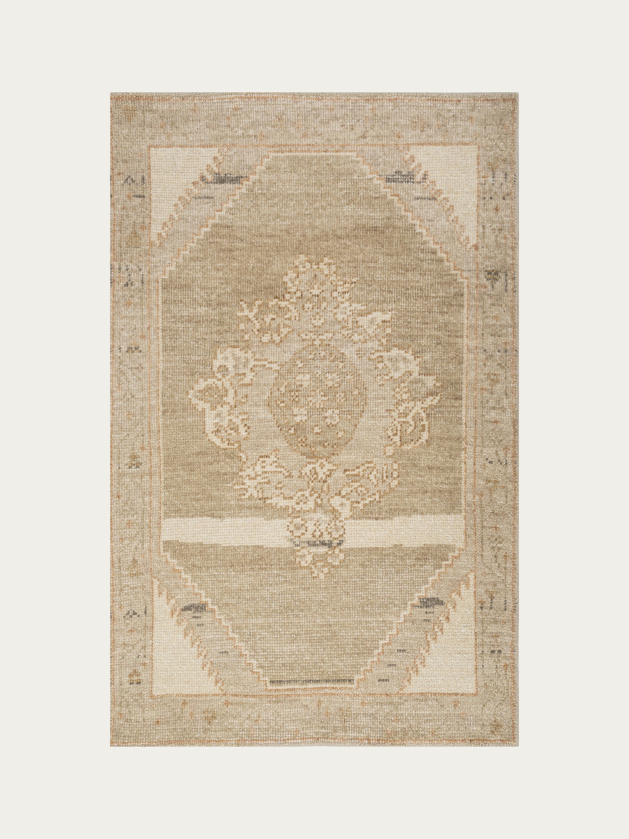 Heath Wool Hand-Knotted Rug — Sand