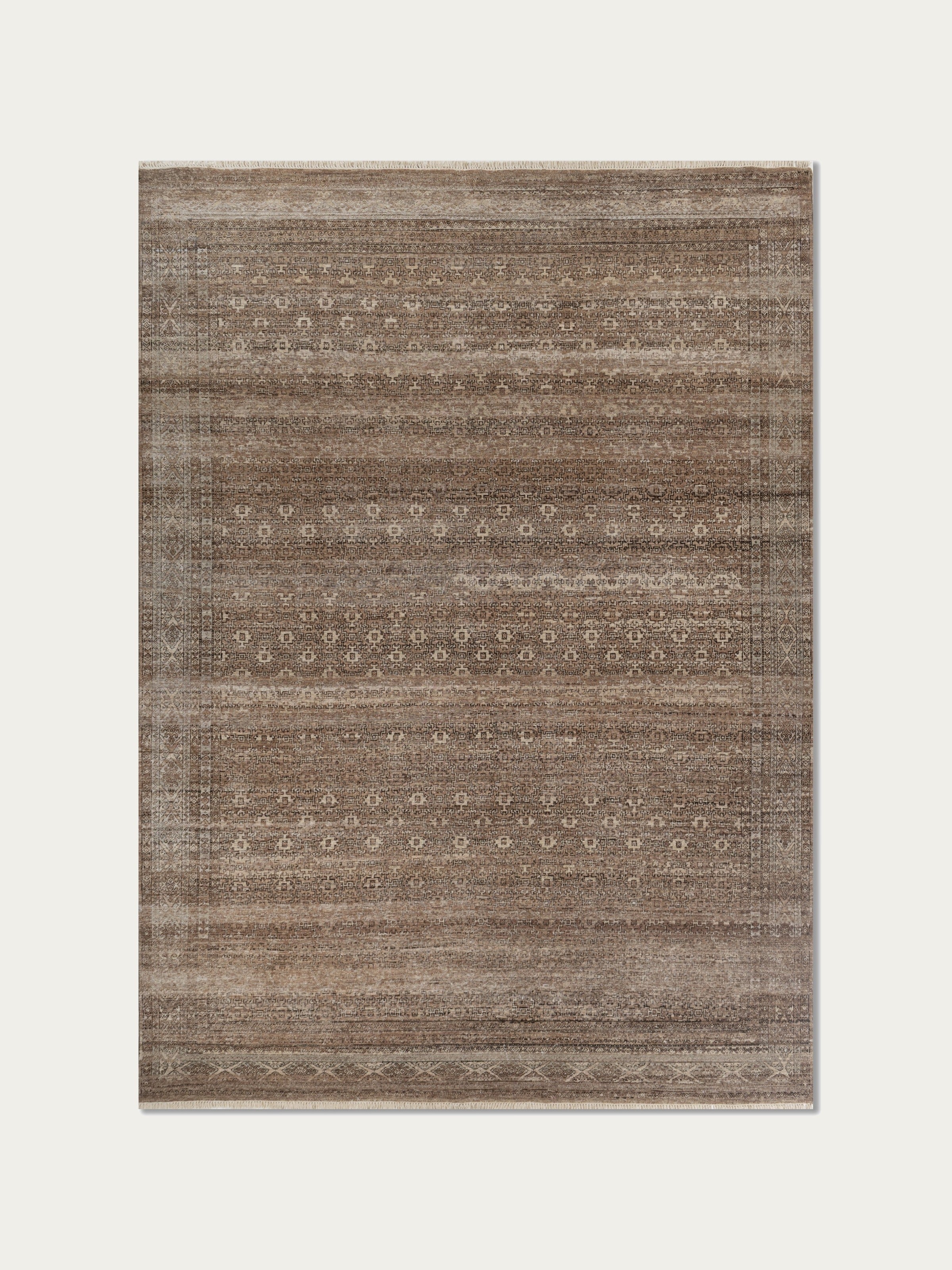 Liv Wool Hand-Knotted Rug — Mushroom