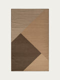 Miyo Wool Dhurrie Rug — Cocoa