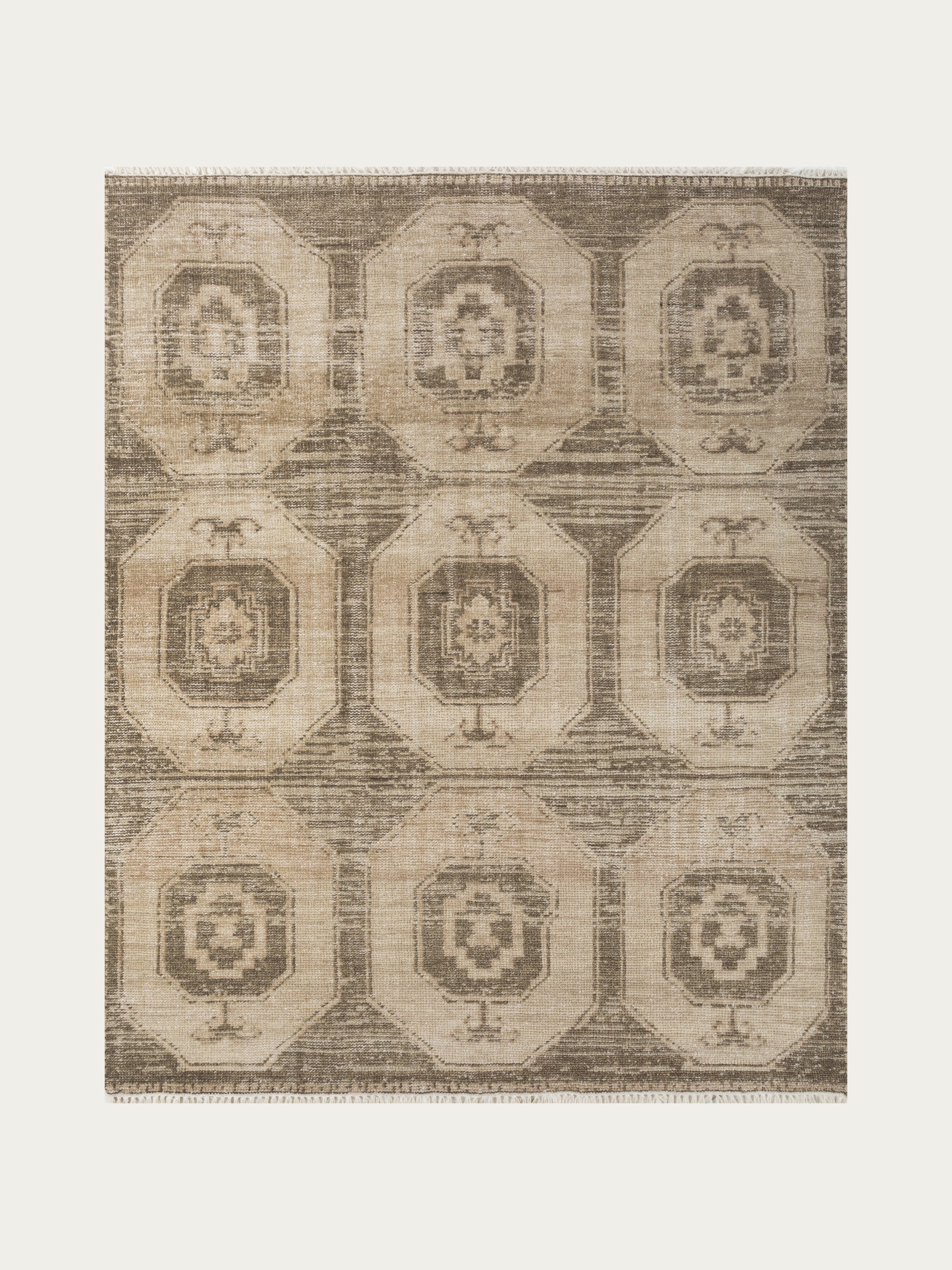 Bryn Hand-Knotted Wool Rug — Driftwood