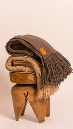 Delfina Handwoven Wool Throw