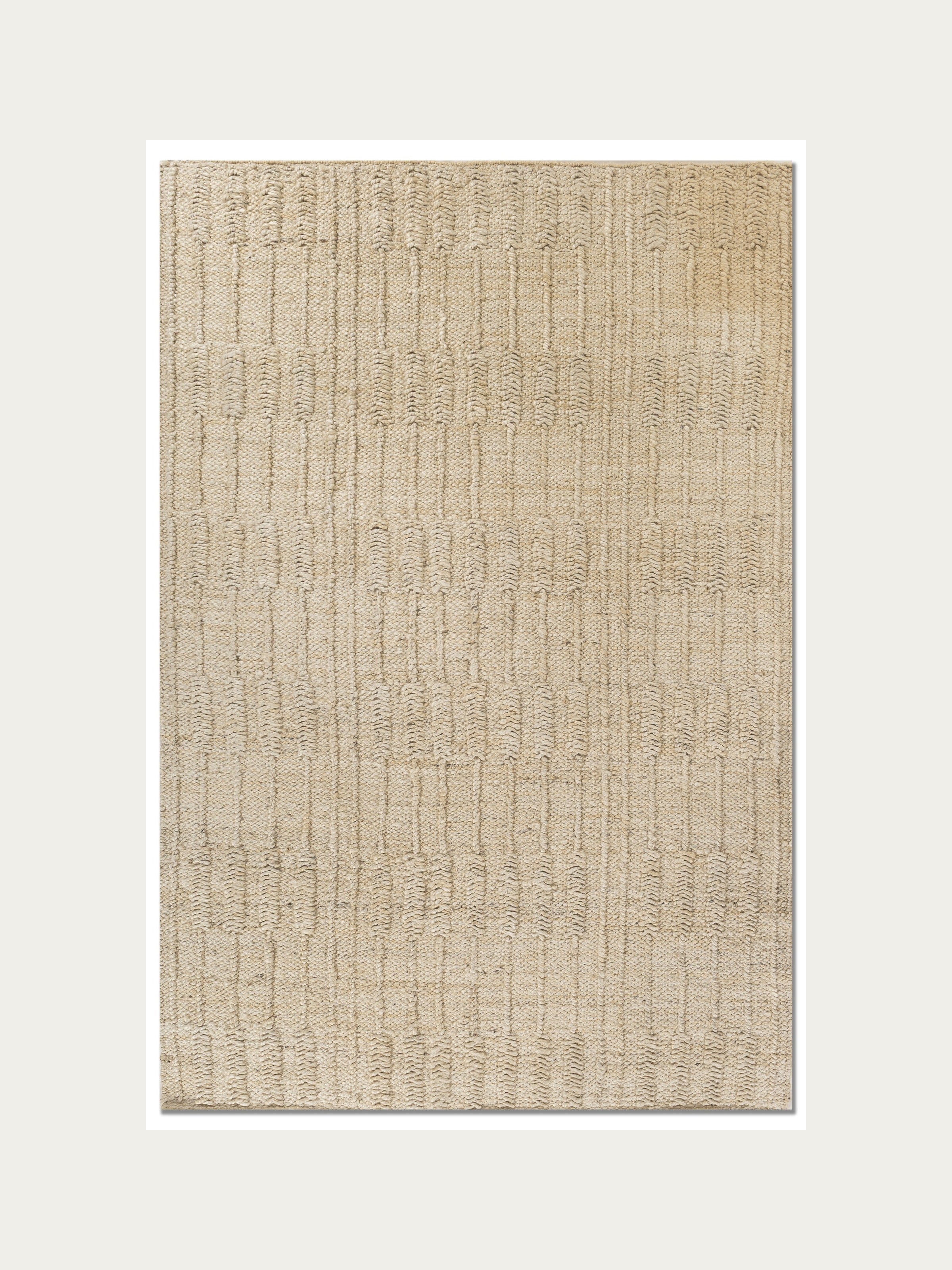 Lina Jute Dhurrie Rug — Linen